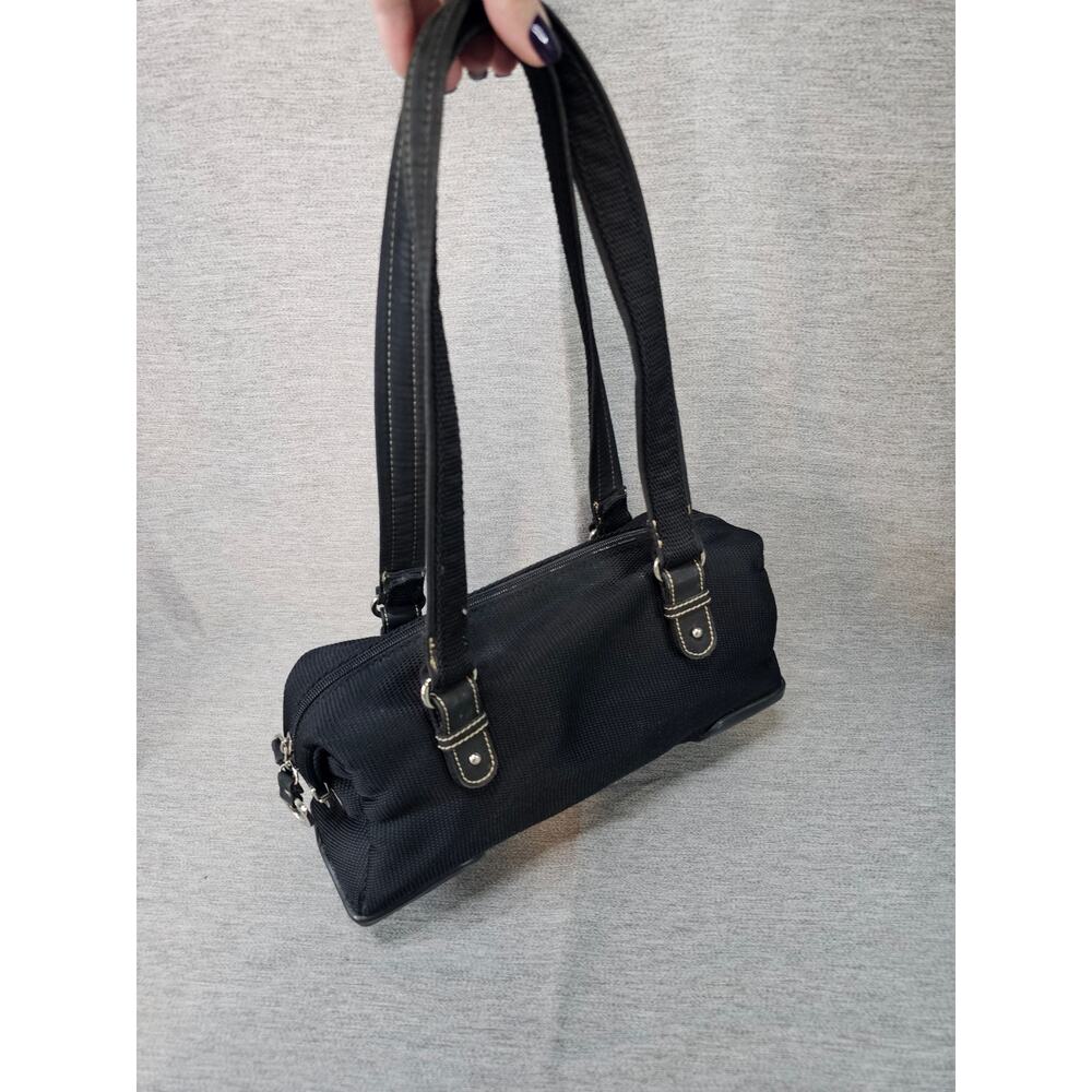The Sak Black Rectangular woven shoulder bag with floral print liner - Picture 3 of 11